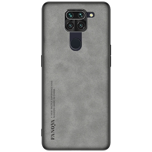 适用Redmi红米Note9海外版防摔手机壳note9Pro羊巴皮保护套note9T/9S轻薄磨砂抗滑男女款轻奢简约复古软壳