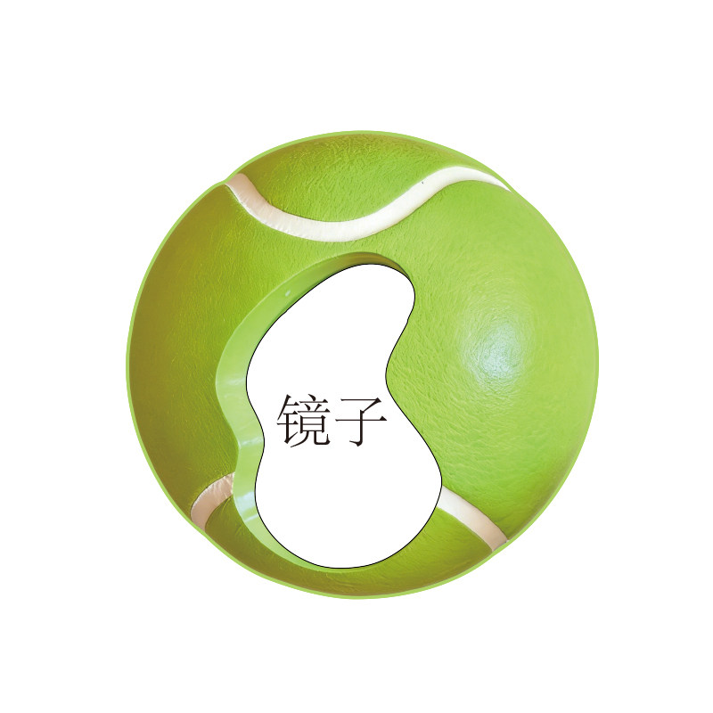 网红网球馆墙面主题镜子装饰体育运动文化活动室中心贴纸挂画打卡