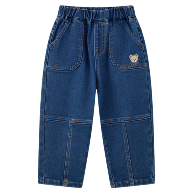 PawinPaw卡通小熊童装25年秋冬新款男宝宝休闲牛仔裤宽松舒适长裤