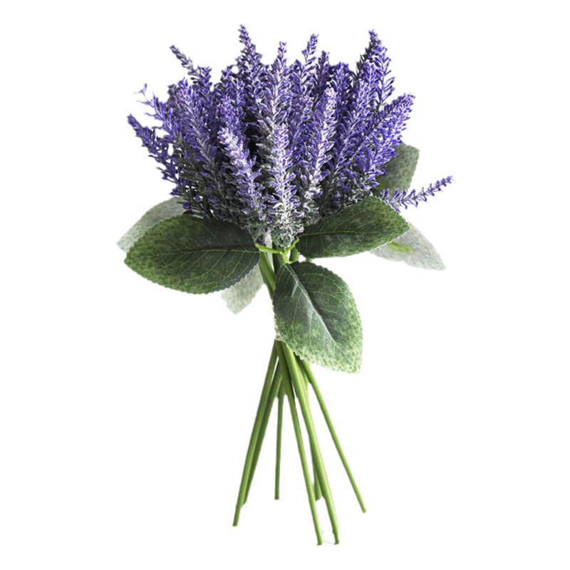 北欧薰衣草花束餐厅仿真花摆件