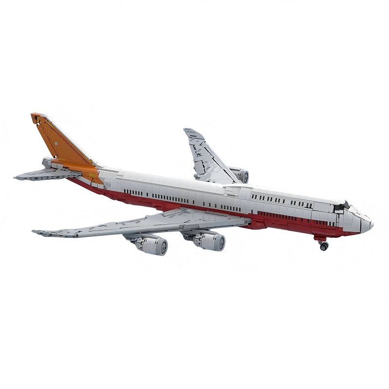 波音747-8I客机积木飞机模型玩具