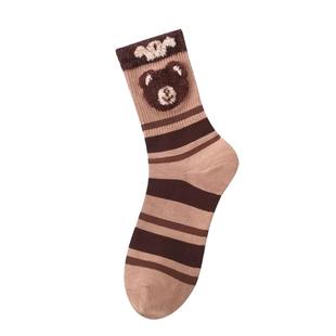 袜子女全棉秋冬款中筒袜绒毛棉袜2025爆款美拉德防臭冬天保暖棉袜