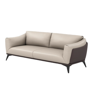 捷奥办公室沙发茶几组合简约现代商务会客洽谈接待室休息区三人位