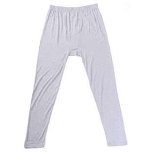 莫代尔宽松中老年高腰男士秋裤薄款保暖裤内裤线裤衬裤打底大码