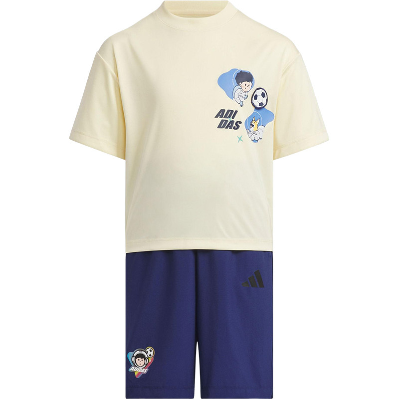 adidas男童夏季速干运动两件套