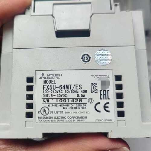 〔议价-可维修〕FX5U-64MT/ES 三菱PLC拆机件 19年