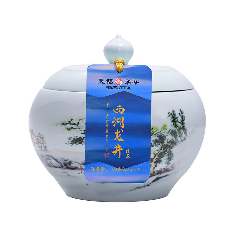天福茗茶西湖龙井明前茶绿茶