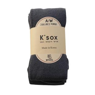 韩国纯棉袜ksox东大门针织高弹力羊毛打底袜舒适百搭秋冬女连裤袜