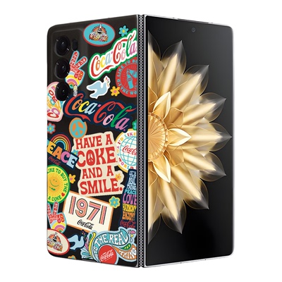 适用荣耀MagicV2/V3轻薄折叠屏手机壳磁吸V2至臻版裸机感后盖可口可乐防摔HonorMagicV5/VS3高级感时尚硬壳