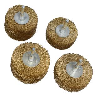 电动钢丝刷打磨轮除锈铜丝刷铁刷子抛光清洁刷钢丝轮碗刷打磨刷子