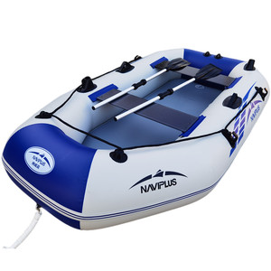 皮划艇充气船加厚钓鱼船耐磨漂流船橡皮船冲锋舟防汛救生筏充气艇