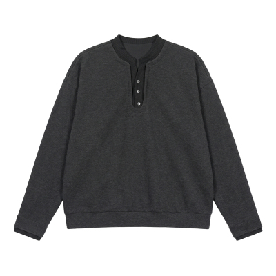 Hualun假两件长袖t恤男