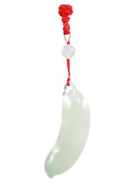 天下玉家 玉石豌豆连中三元手把件创意随身把玩挂件玉雕工艺礼品