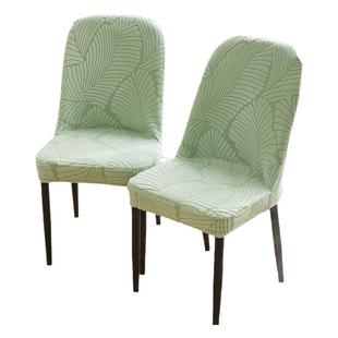 加厚弧形椅子套垫子靠背一体通用防滑全包万能餐桌椅套罩2025新款