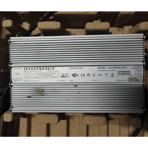 英飞特EUD-600S210DV 600W 143-357V LED防水驱动电源