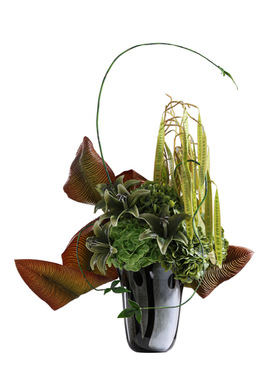 妖及现代轻奢琉璃花器摆件