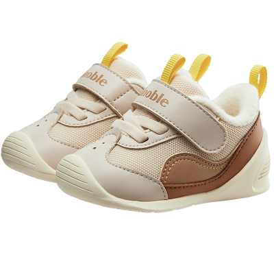 基诺浦机能鞋冬款步前学步关键鞋加绒婴幼儿宝宝鞋GB2137