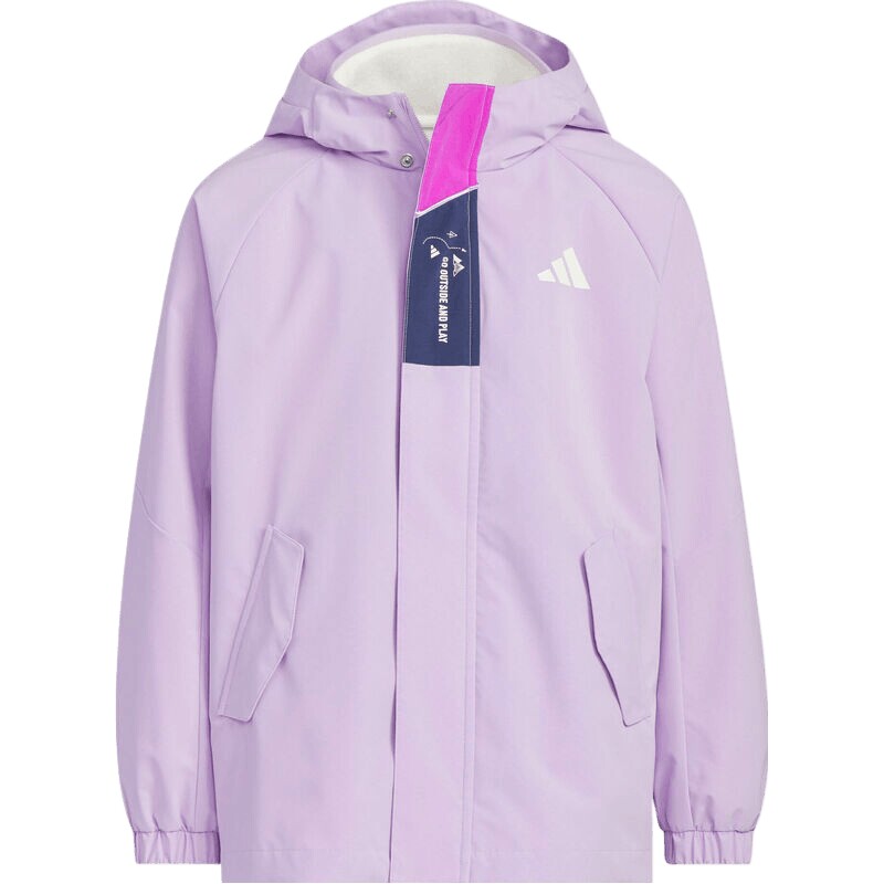 adidas阿迪达斯女大童运动训练两件套连帽夹克外套KC0213