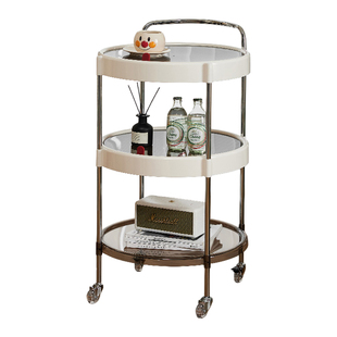 小推车置物架可移动落地带轮边几柜客厅茶几桌多层收纳零食置物架