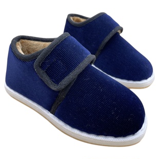 老北京布鞋保暖手工棉鞋男女加绒加厚居家布棉鞋防滑牛筋底棉布鞋