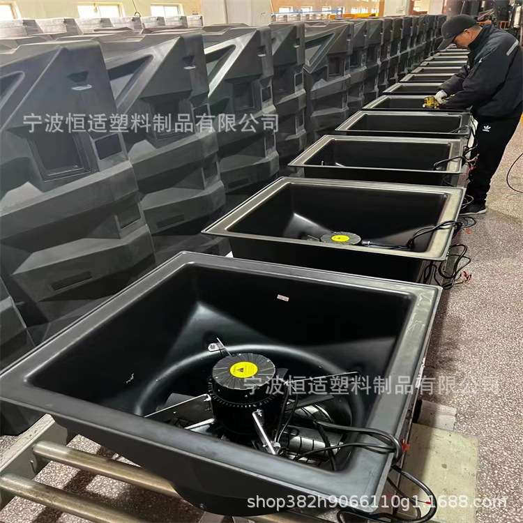承接工业风机滚塑外壳产品加工PE材质工业风机外罩产品滚塑通风管