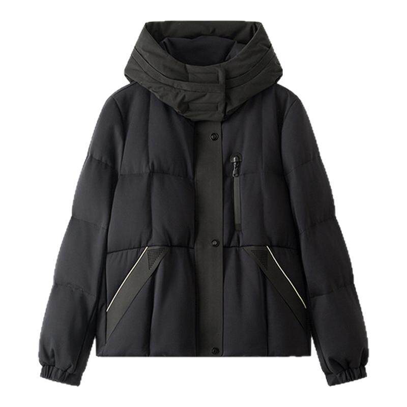 十二篮高充绒短款羽绒服