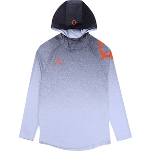 里弗斯同款丨准者篮球运动训练跑篮热身休闲渐变色连帽秋长袖T恤