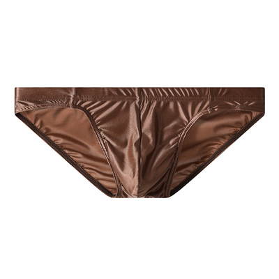 大宫男士三角裤缎面夏季冰丝内裤