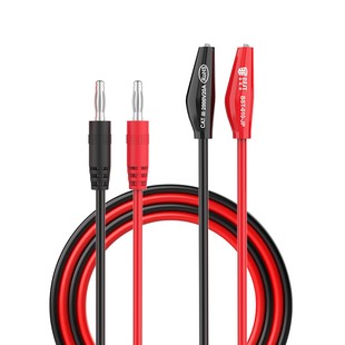 20A鳄鱼夹线测试线高压电源夹子导线香蕉头万用表输出电源连接线