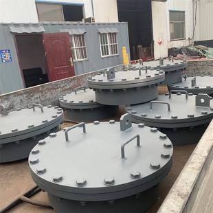 人孔盖检修人孔门回转盖常压人孔碳钢快开泄压不锈钢垂直吊臂板式