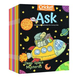 2024/2025年现货预订美国儿童读物Ask Kids求知艺术文学自然科普英文期刊蟋蟀童书英语杂志订阅原版Cricket Media6-9岁科学报刊
