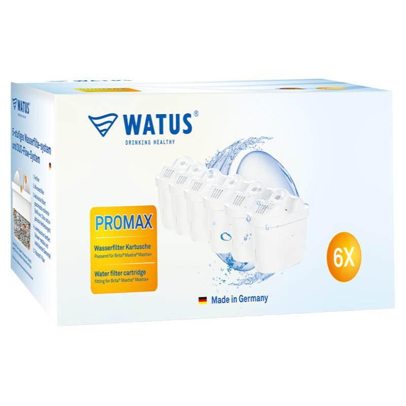 德国原装WATUS滤芯6只装适用于碧然德BRITA滤水壶家用净水器12枚