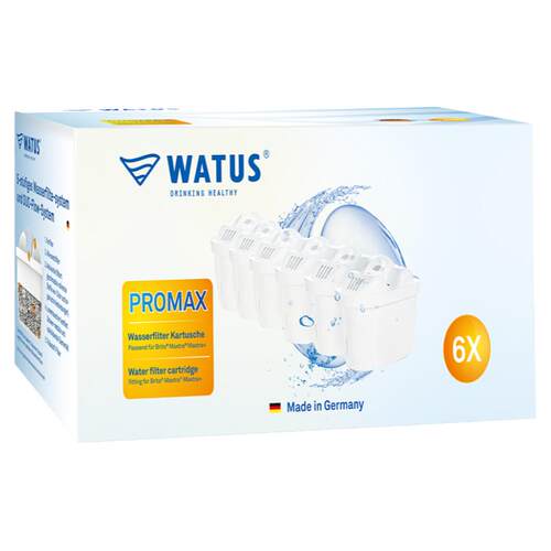 德国原装WATUS滤芯6只装适用于碧然德BRITA滤水壶家用净水器12枚