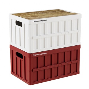 露营收纳箱车载野营储物箱汽车后备箱整理箱大号户外折叠收纳箱子