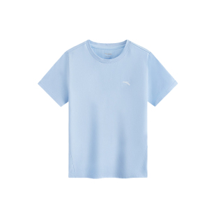 安踏儿童短袖T恤男童2026年春夏季新款运动清凉透气纯棉上衣圆领