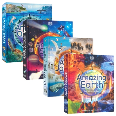 DK 百科 Amazing Earth Oceans Space Animal Journeys 神奇的地球海洋太空 动物之旅 自然地理知识科普 英文原版进口儿童图书