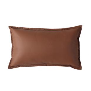 汽车腰靠靠垫纯色皮质加厚沙发床抱枕腰枕司机护腰神器办公室靠垫