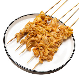 【秘制鸡皮5串/袋 】烧烤食材 烤串食品 新鲜 烤羊肉串烧烤半成品