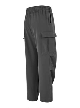 Adidas/阿迪达斯正品户外梭织保暖工装裤经典男灰色裤子HZ9520