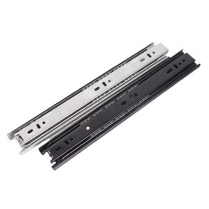 抽屉滑轨轨道导轨缓冲滑道三节五金配件抽拉安装阻尼反弹固定静音