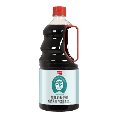 加加200天零添加原酿生抽1.25L