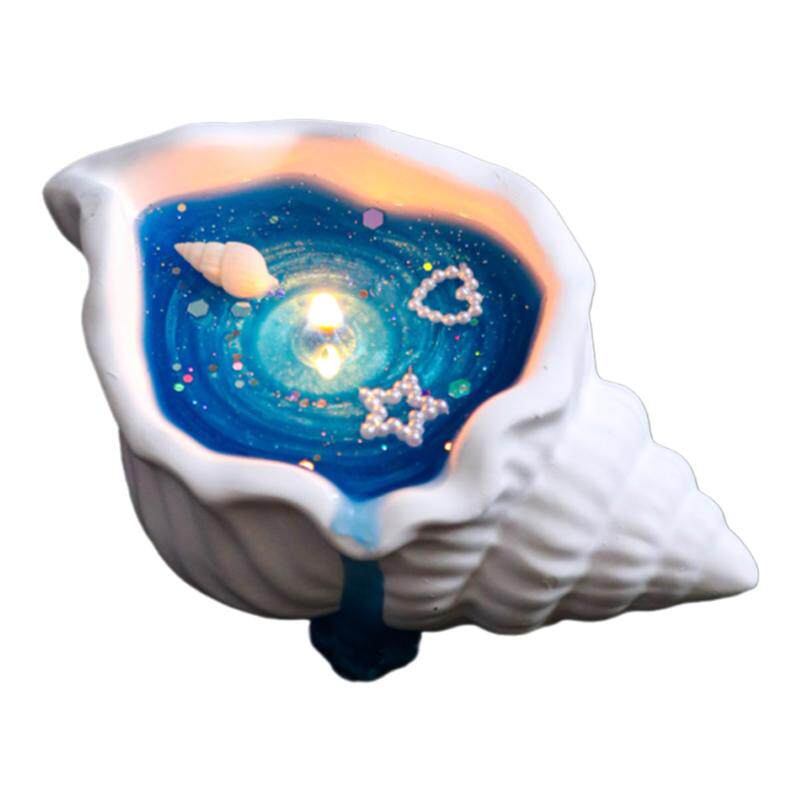 《星蓝海》海螺香薰蜡烛贝壳海洋纪念品工艺品摆件小众生日礼物盒