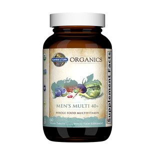 【天然有机】GardenofLife雀巢生命花园40+男士复合维生素姜黄素