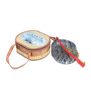 篮子蓝折叠包装螃蟹端午鳖礼盒通用现货源头厂家竹筐编甲鱼篓制品