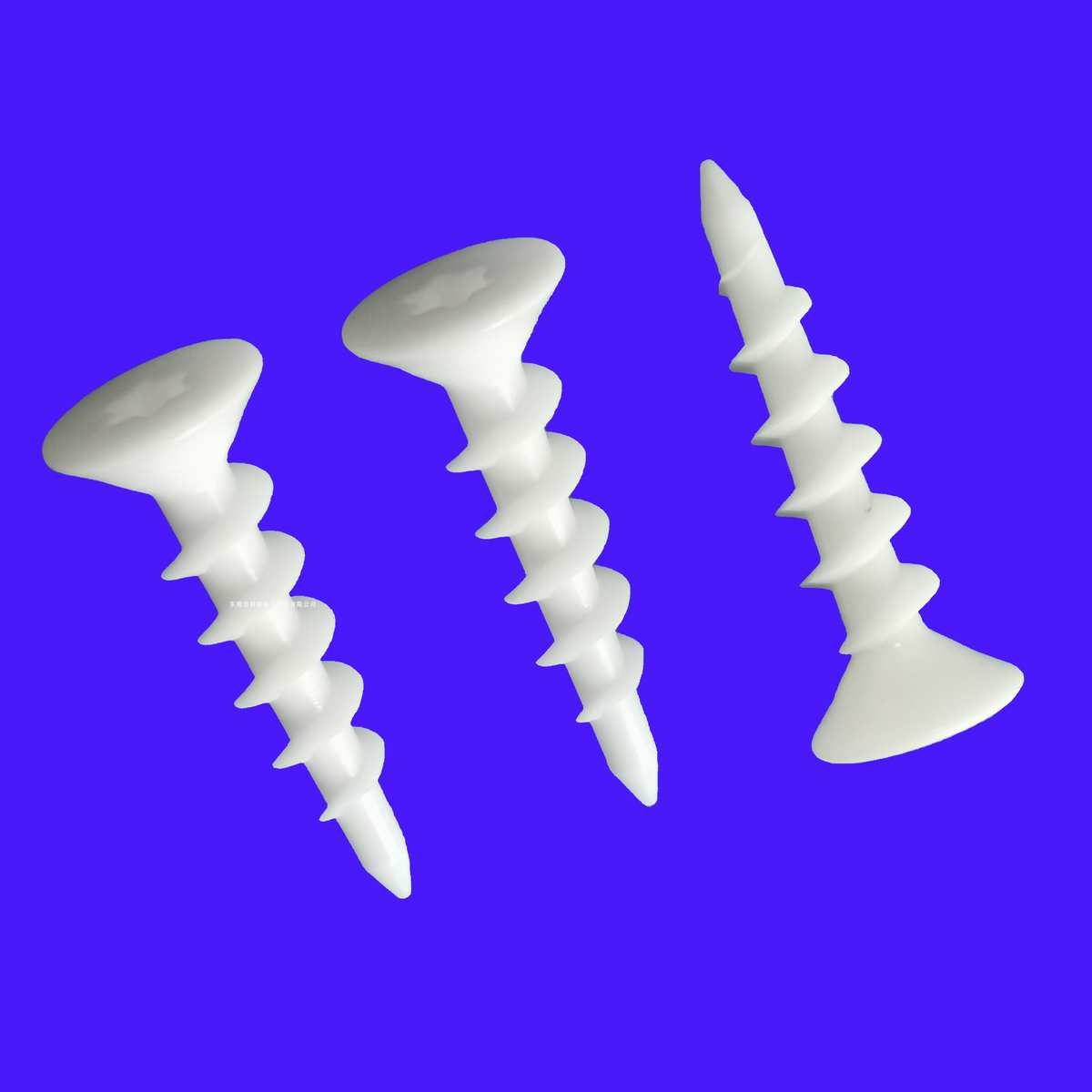 塑料自攻螺丝M8*35草皮纸板装饰泡棉EVA装饰平头螺钉膨胀管铆钉白