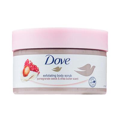 Dove多芬身体磨砂膏225ml/298g保湿坚果冰淇淋乳霜去鸡皮角质嫩肤