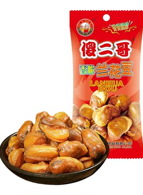 傻二哥香脆兰花豆酱汁牛肉味10包