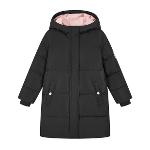 【清仓】笛莎女童羽绒服冬季童装加厚蓄热保暖宝宝中长款儿童外套