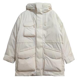 New Balance男女运动休闲中长款保暖羽绒服NPD4Z043-IV