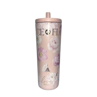 加比兔女士保温杯316不锈钢内胆桌面咖啡杯高颜值便捷吸管水杯子